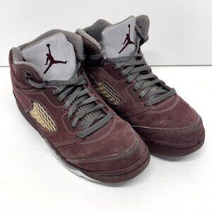 Nike Air Jordan 5 Shoes Retro SE 2023 Burgundy FN4234-600 Child Size 3Y